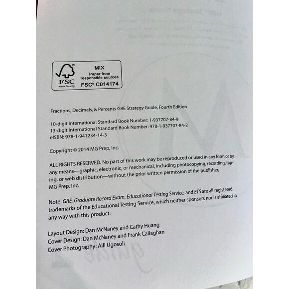 GRE Fractions, Decimals, & Percents (Manhattan Prep GRE Strategy Guides) - Picture 5 of 7